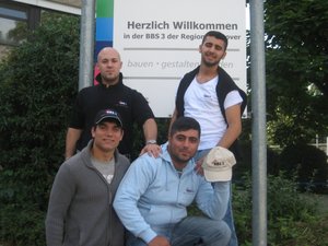 Unsere "Models" sind vom neuen Outfit überzeugt